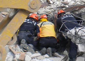 Earthquake cleanup