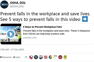 Prevent falls in the workplace and save lives. See 5 ways to prevent falls in this video
