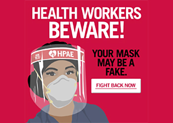 Health Workers Beware! Your mask may be a fake. Fight back now.