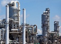 Chemical plant skyline