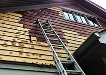 Removing siding painted with lead-based paint