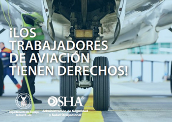 Tren de aterrizaje plano - ¡Los trabajadores de la aviación tienen derechos!