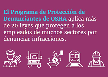 Sus derechos contra las represalias