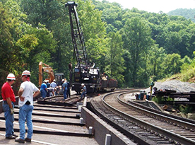 Railroad workers