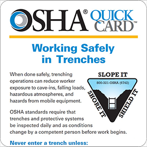 OSHA QuickCard screenshot