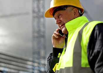 Photograph of worker