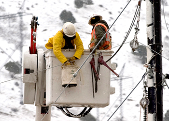 Photograph of winter work
