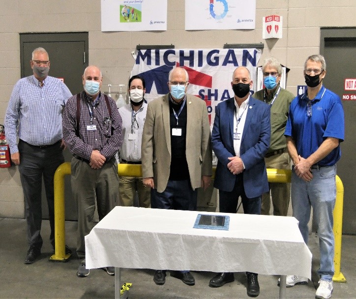 Photo of the Spiratex Company SHARP ceremony